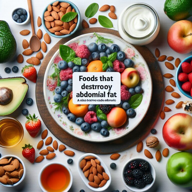Alimentos poderosos que ajudam a eliminar Gordura Abdominal rapidamente