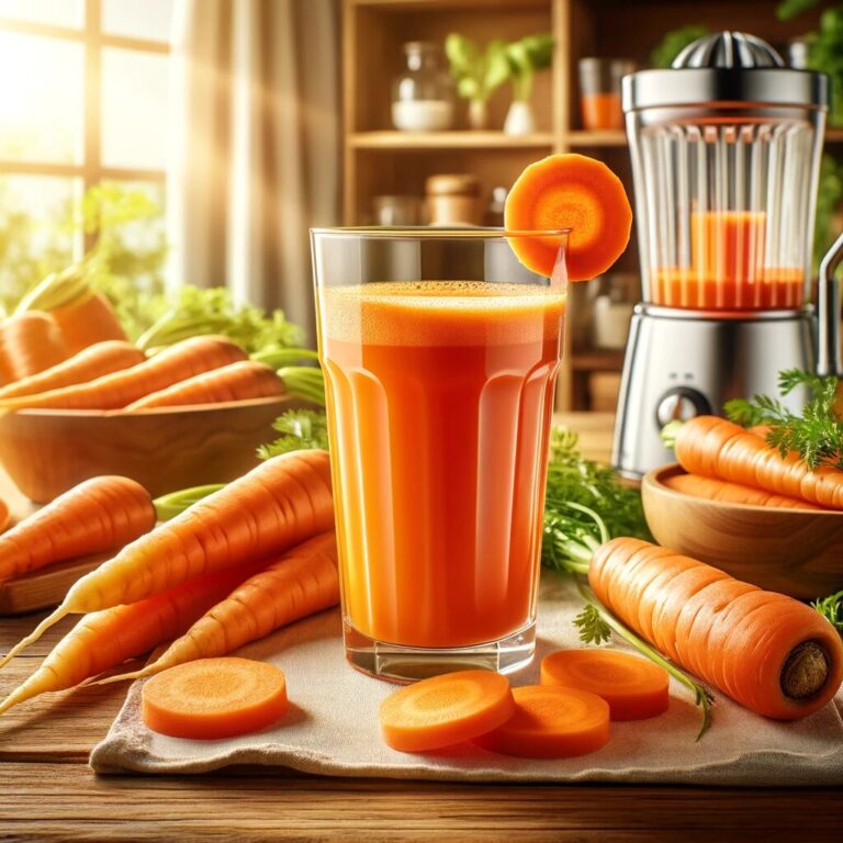 Benefícios do sumo de Cenoura: A bebida natural que impulsiona sua saúde